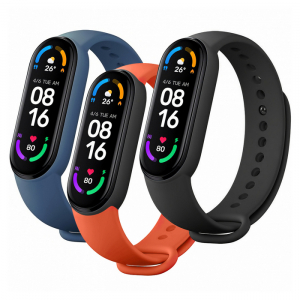 Mi Smart Band 6 Strap (3 pack) Black/Orange/Blue