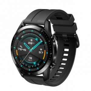 HUAWEI WATCH GT 2 46mm, Fluoroelastomer Strap Matte Black