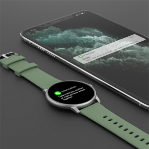 Xiaomi IMI Smart Watch KW66, Silver (Green and Black strap)