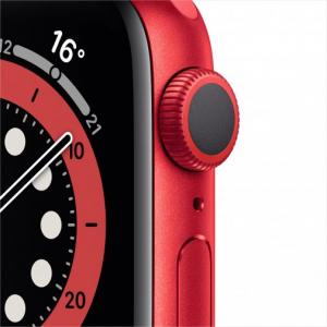 Apple Watch Series 6 GPS, 40mm Aluminum Case with Red Sport Band, M00A3 GPS, Product (Red)