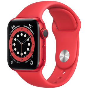 Смарт часы Apple Watch Series 6 40mm M00A3 PRODUCT(RED) Aluminium Case with RED Sport Band       