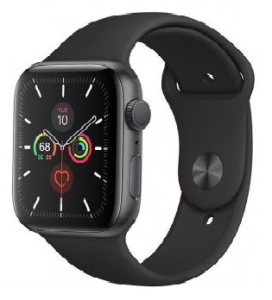 Умные часы Apple Watch Series 5 44mm MWWE2 GPS + LTE Space Gray Aluminum Case with Black Sport Band 