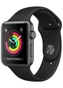 Смарт часы Apple Watch Series 3 38mm MTF02 Space Grey Aluminum Case with Black Sport Band 