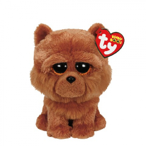 BB BARLEY - brown chow dog 15 cm