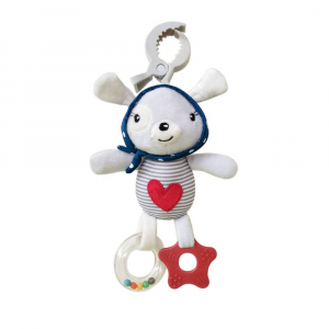 Kikka Boo Love Rome girl stroller rattle