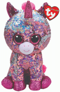 BB Flippables SPARKLE - pink unicorn 15 cm