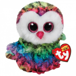 BB OWEN - multicolor owl 15 cm