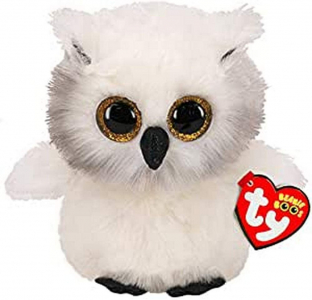 BB AUSTIN - white owl 24 cm