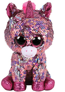 TY BB Flippables SPARKLE - pink unicorn 24 cm
