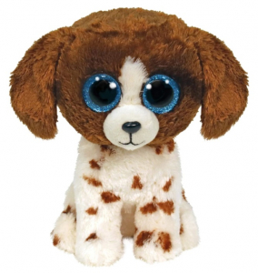 BB MUDDLES - brown/white dog 24 cm
