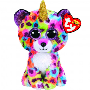 BB GISELLE - rainbow leopard with horn 24 cm