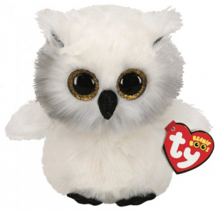 BB AUSTIN - white owl 15 cm