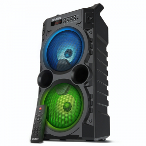 Speakers SVEN "PS-440" 20w, Black, TWS, Bluetooth, FM, USB, microSD, LED-display, RC, 2x2000mA*