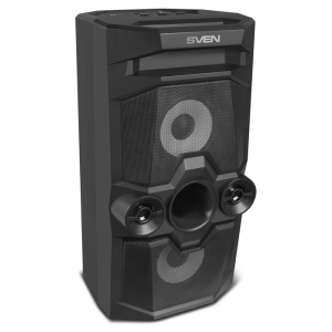 Speakers SVEN "PS-650" 50w, Black, Bluetooth, microSD, FM, AUX, USB, LED, power:8000mA, USB, DC5V