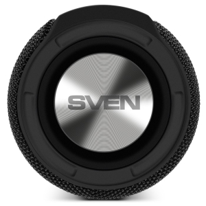 Speakers SVEN "PS-215" 12W, Waterproof (IPx6), TWS, Bluetooth, FM, USB, microSD, 2400mA*h, Black