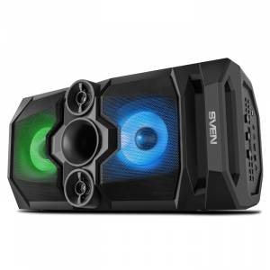 Speakers SVEN "PS-650" 50w, Black, Bluetooth, microSD, FM, AUX, USB, LED, power:8000mA, USB, DC5V