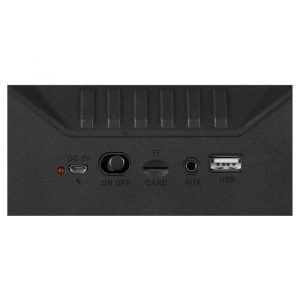 Speakers SVEN "PS-480" 24w, Black, Bluetooth, microSD, FM, AUX, USB, power:2000mA, USB, DC5V