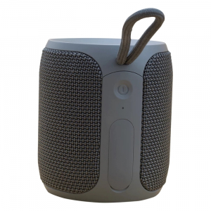 Portable Speaker X-music Mini Q08S, Grey, waterproof IP67, TWS, 2500mAh, 16W, AUX, Type-C