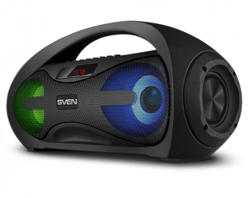 Speakers SVEN "PS-425" 12w, Black, Bluetooth, Karaoke, microSD, FM, AUX, USB, power:1500mA, DC5V