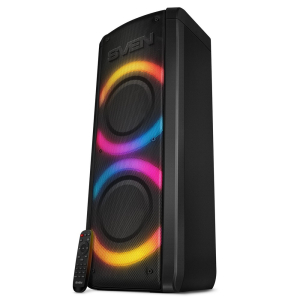 Partybox SVEN "PS-710" 100W, TWS, Bluetooth, FM, USB, microSD, LED-display, 4400mA*h