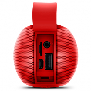 Speakers SVEN "PS- 75" Red, Bluetooth, FM, USB, microSD, 6w, Li-ion 1200mAh, Mic, DC 5 V