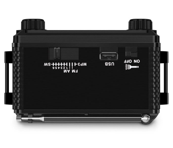 Speakers SVEN Tuner "SRP-355"  Black, 3w, FM, USB, SD/microSD, flashlight
