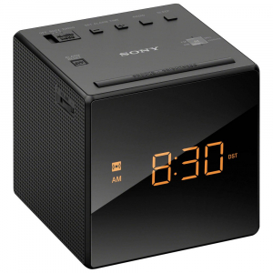 SONY ICF-C1T, Black, Clock Radio with dual alarm, AM/FM