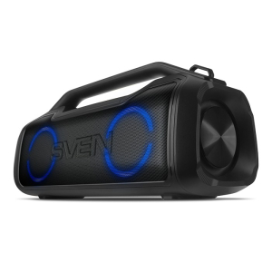 Speakers SVEN "PS-390", 50W, Waterproof (IPx5), TWS, Bluetooth, microSD, 3600mA*h, Black