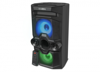 Speakers SVEN "PS-655" 50w, Black, TWS, Bluetooth, FM, USB, microSD, LED-display, RC, 2x4400mA*h