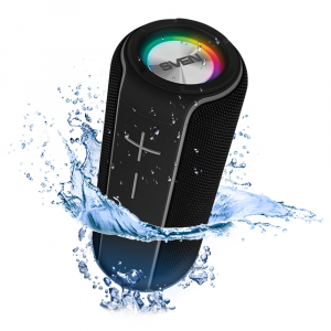 Speakers SVEN "PS-285", Black, 20W, Waterproof (IPx7), TWS, Bluetooth, FM, USB, microSD, 3000mA*h