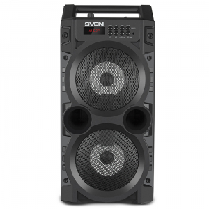 Speakers SVEN "PS-440" 20w, Black, TWS, Bluetooth, FM, USB, microSD, LED-display, RC, 2x2000mA*