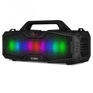 Speakers SVEN "PS-480" 24w, Black, Bluetooth, microSD, FM, AUX, USB, power:2000mA, USB, DC5V