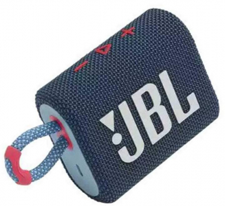 Portable Speakers JBL GO 3, Blue/Pink