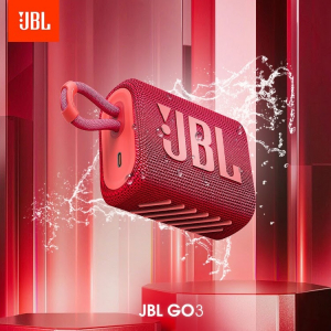 Portable Speakers JBL GO 3, Red