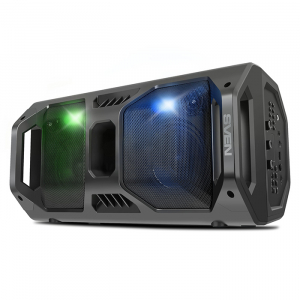 Speakers SVEN "PS-600" 50w, Black, Bluetooth, microSD, FM, AUX, USB, LED, power:8000mA, USB, DC5V