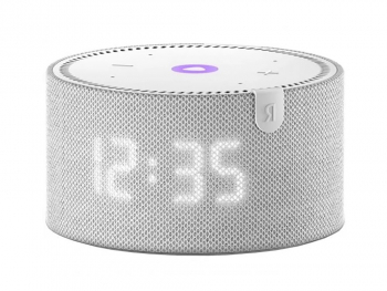 Yandex station mini YNDX-00020G  Grey with clock.