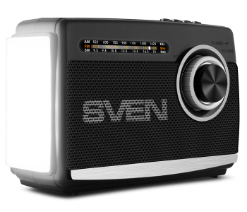 Speakers SVEN Tuner "SRP-535", 3W, FM/AM/SW, USB, microSD, flashlight, battery