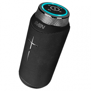 Speakers SVEN "PS-280", Black, 12W, TWS, Bluetooth, FM, USB, microSD, 2400mA*h