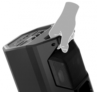 Speakers SVEN "PS-600" 50w, Black, Bluetooth, microSD, FM, AUX, USB, LED, power:8000mA, USB, DC5V