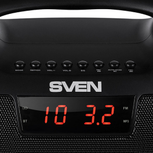 Speakers SVEN "PS-460" 18w, Black, Bluetooth, microSD, FM, AUX, USB, power:1800mA, USB, DC5V
