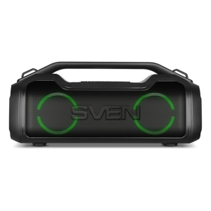 Speakers SVEN "PS-390", 50W, Waterproof (IPx5), TWS, Bluetooth, microSD, 3600mA*h, Black