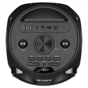 Partybox SVEN "PS-750" 80w, Black, Bluetooth, TWS, Bluetooth, FM, USB, microSD, 2x4400mA*h