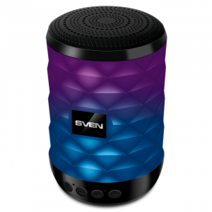 Speakers SVEN "PS- 55", 5W, TWS, Bluetooth, FM, USB, microSD, 600mA*h