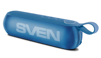 Speakers SVEN "PS- 75" Blue, Bluetooth, FM, USB, microSD, 6w, Li-ion 1200mAh, Mic, DC 5 V