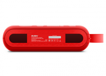 Speakers SVEN "PS- 75" Red, Bluetooth, FM, USB, microSD, 6w, Li-ion 1200mAh, Mic, DC 5 V