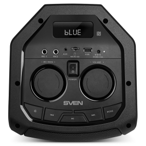 Partybox SVEN "PS-710" 100W, TWS, Bluetooth, FM, USB, microSD, LED-display, 4400mA*h