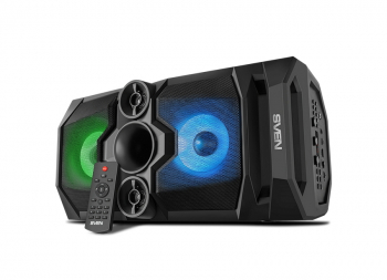 Speakers SVEN "PS-655" 50w, Black, TWS, Bluetooth, FM, USB, microSD, LED-display, RC, 2x4400mA*h