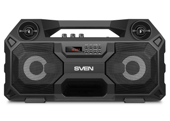 Speakers SVEN "PS-520" 36w, Black, Bluetooth, FM, USB, microSD, LED-display, RC, 2x2000mA*h