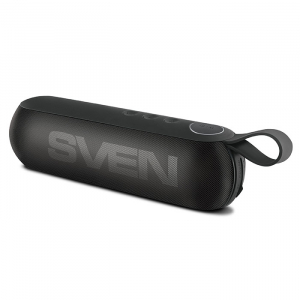 Speakers SVEN "PS- 75" Black, Bluetooth, FM, USB, microSD, 6w, Li-ion 1200mAh, Mic, DC 5 V