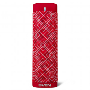 Speakers SVEN "PS-115" 10w, TWS, Red, Bluetooth, microSD, FM, AUX, Mic, 1800mA